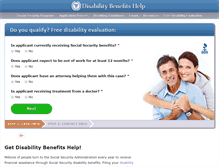 Tablet Screenshot of disability-benefits-help.org